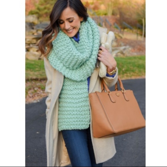 Anthropologie Accessories - {NWT} ANTHROPOLOGIE KNIT SCARF - Mint